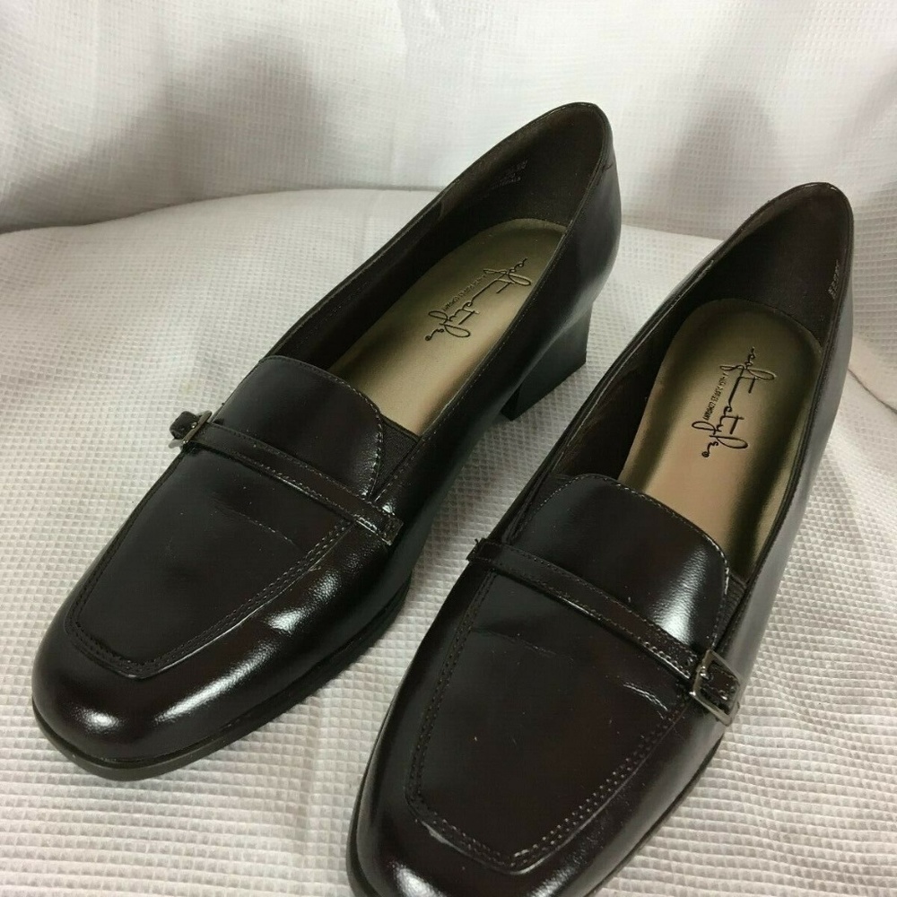 Soft Style By HUSH PUPPIES womens brown leather
